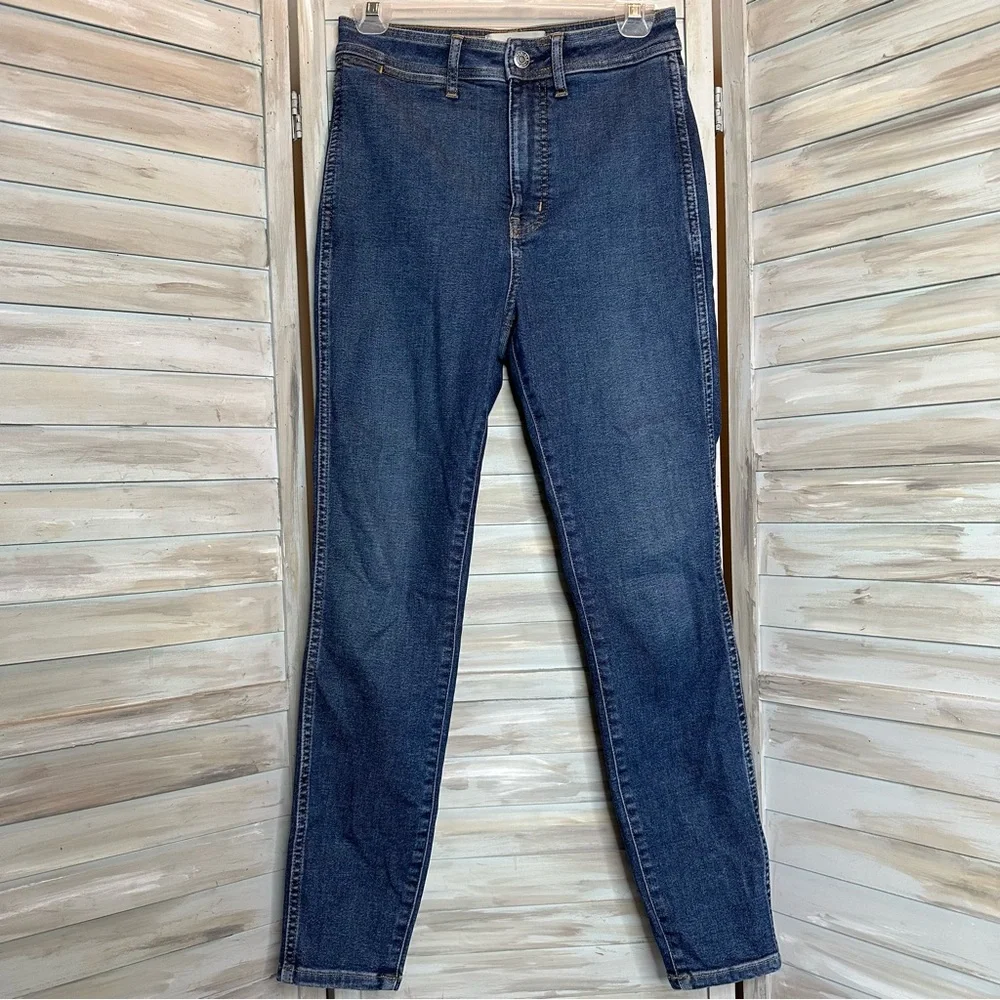 Everlane The Way-High Skinny Jean Stretch Blue Denim Jeans Size 27 High Rise